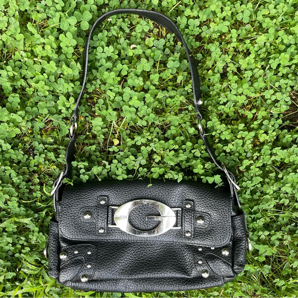 vintage guess shoulder bag